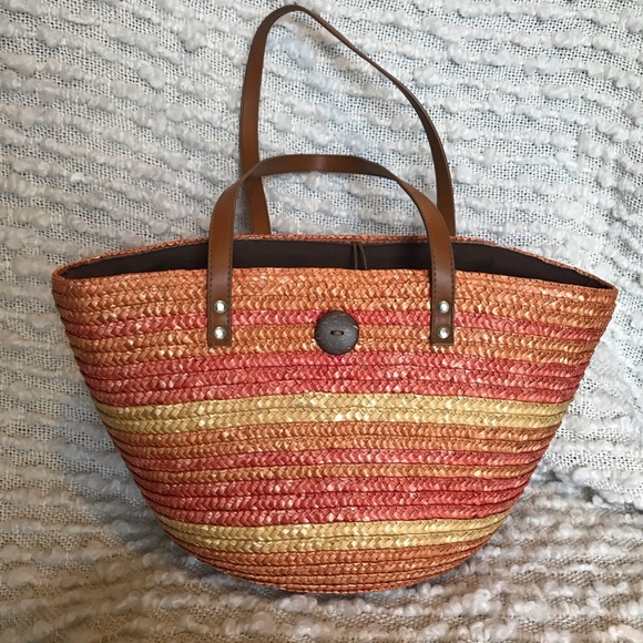 Sun N Sand Handbags - Sun N Sand Woven Straw Summer Beach Tote